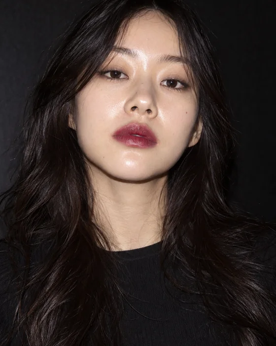 just-bitten lips look