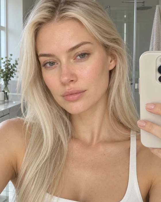 no-makeup makeup look